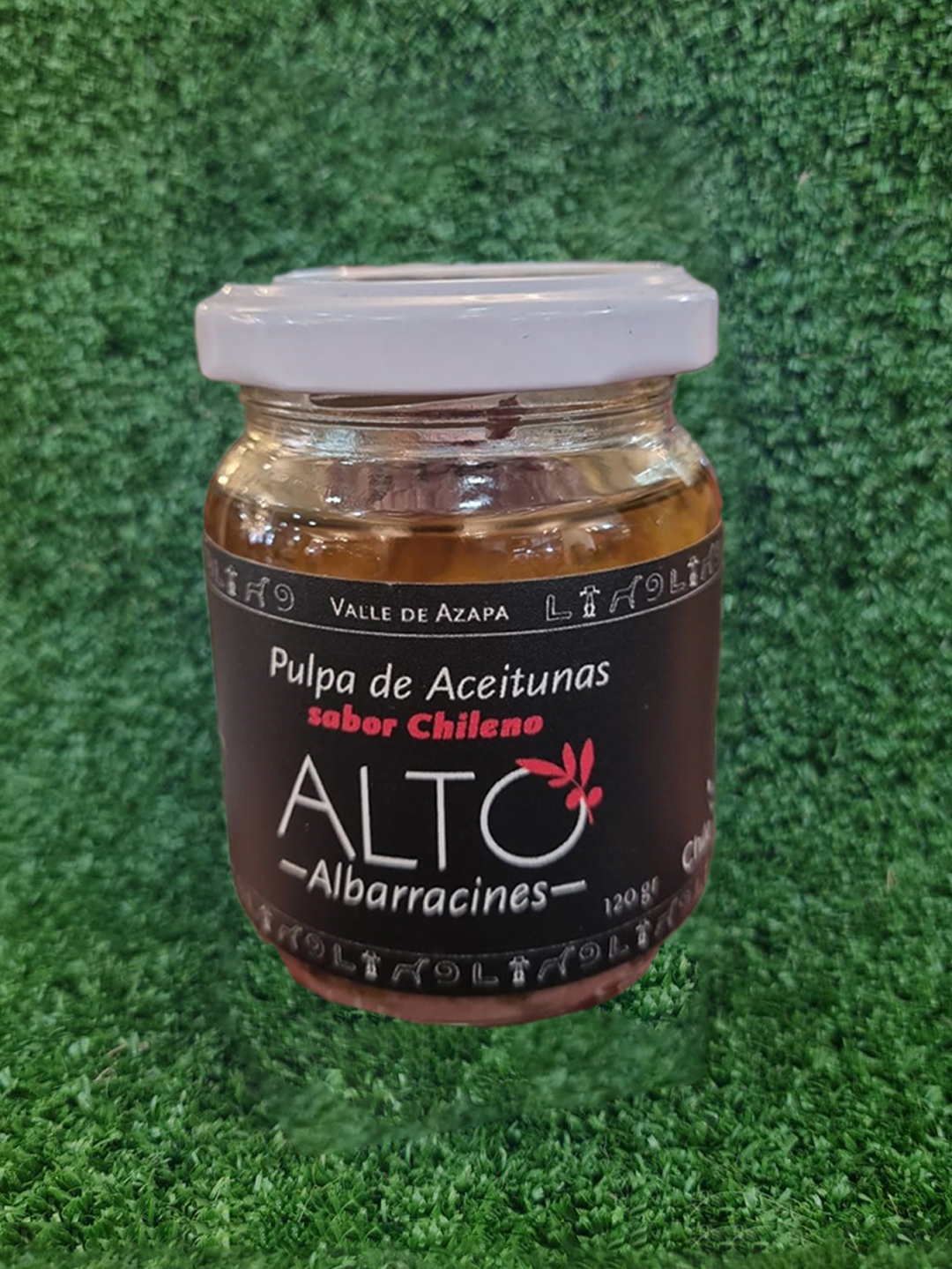 Pulpa de aceitunas de Azapa. Sabor chileno. 120 grs.