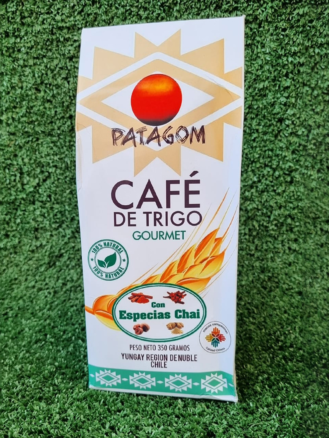 Café de trigo gourmet con especias Chai 350 grs.